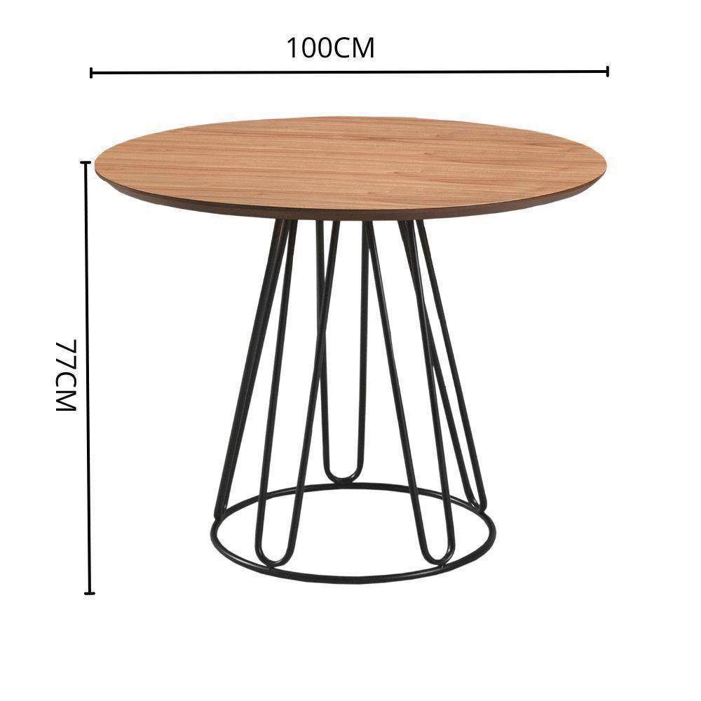 Conjunto Sala De Jantar Rubi Cinamomo Com 4 Cadeiras Cristal Couro Caramelo Base Preto - 2