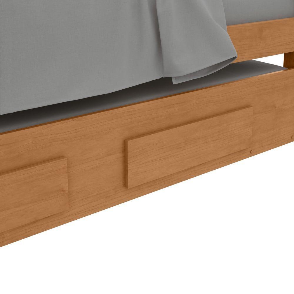 Cama Solteiro Bibox 2 Gavetas Athenas - Lopas Amendoa Clean/off White - 4