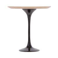 Mesa Saarinen Lateral Imbuia 42cm - Base Preta - 3