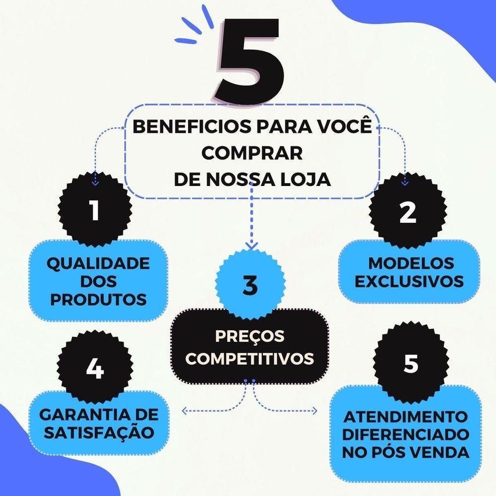 Mesa De Centro Lateral Maria Base De Aço Design Moderno - 6