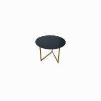 Mesa De Centro Jade Base De Aço Tampo Mdf Decorativa Moderna - 1