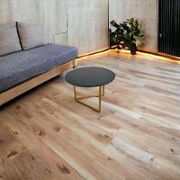 Mesa De Centro Jade Base De Aço Tampo Mdf Decorativa Moderna - 5