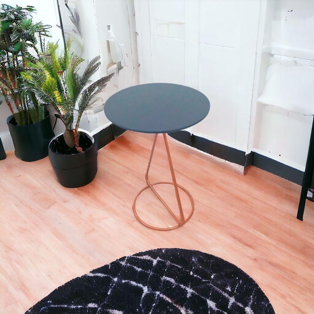 Mesa Centro Lateral Canto Maria Base De Aço Pronta Entrega - 5