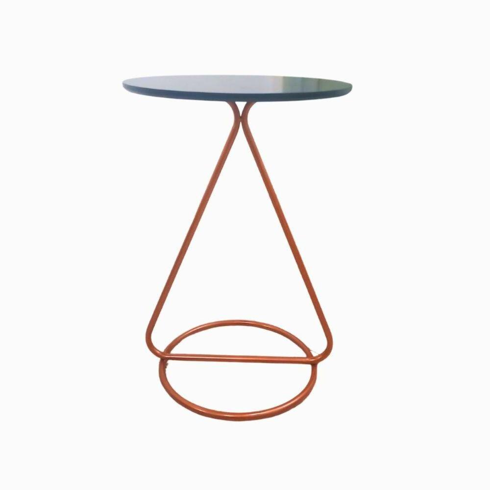 Mesa Centro Lateral Canto Maria Base De Aço Pronta Entrega - 7