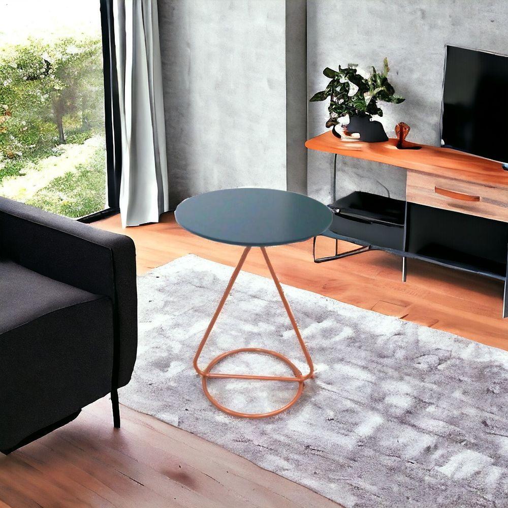 Mesa Centro Lateral Canto Maria Base De Aço Pronta Entrega - 8