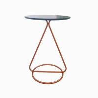 Mesa Centro Lateral Canto Maria Base De Aço Pronta Entrega - 7