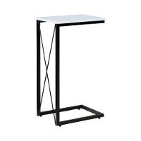 Mesa Lateral Aço Carbono Base Preta X Branco - 1