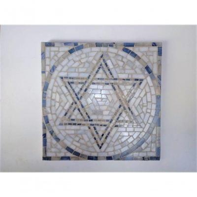 Mandala De Parede Estrela De David Tamanho 80cm