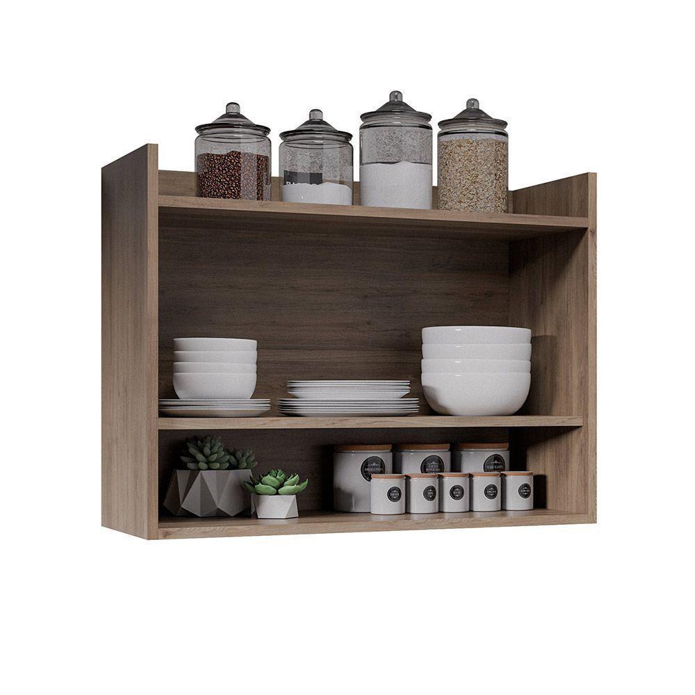 Armário De Cozinha Aéreo 70,5 Cm Com Nicho Colin Freijó M12 - D'rossi - 3