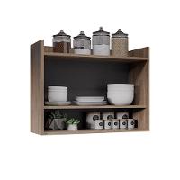 Armário De Cozinha Aéreo 70,5 Cm 2p Com Nicho Colin Freijó/grafite M12 - D'rossi - 3