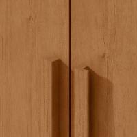 Guarda-roupas 4 Portas 2 Gavetas 100% Mdf Alonzo Sem Espelho E Com Pés Amendoa Clean - 3