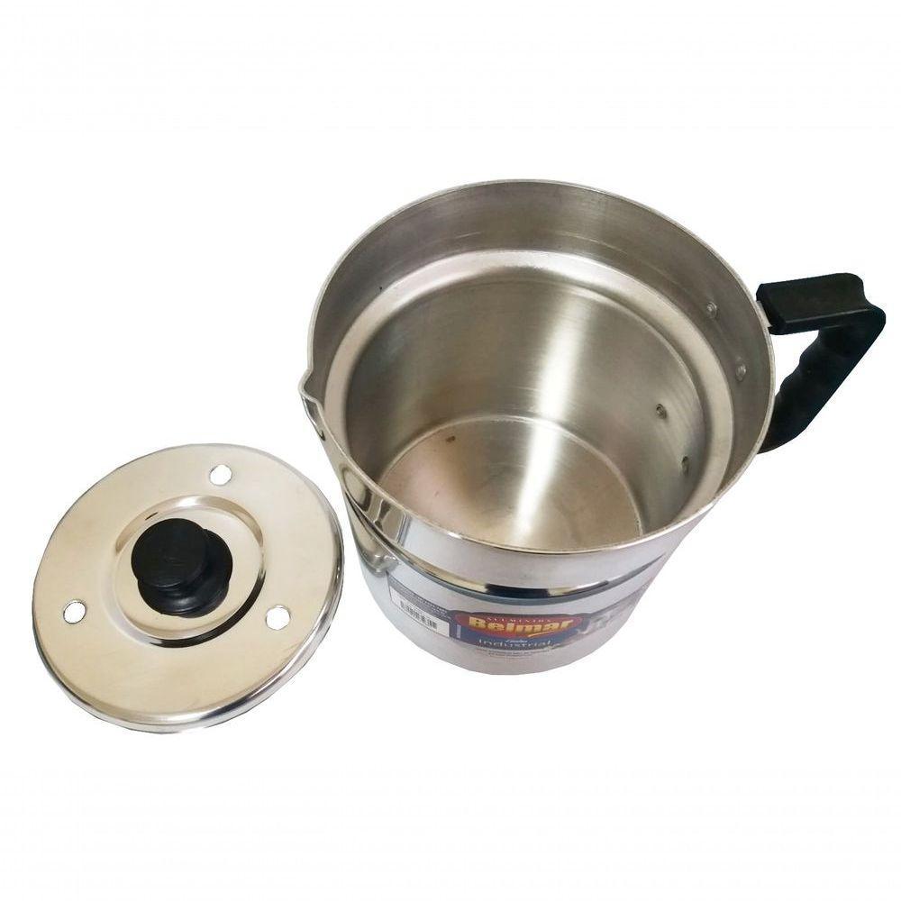 Caneca Leiteira Grande 5,1 Litros Com Tampa Alumínio Grosso - 2