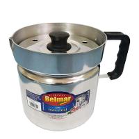 Caneca Leiteira Grande 5,1 Litros Com Tampa Alumínio Grosso - 1