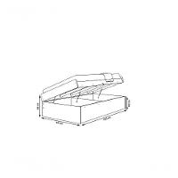 Cama Solteiro Camila Malbec Com Colchão Framar Móveis - 5