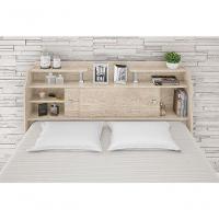 Cabeceira Box Casal 1,38cm Elisa Amarula Framar Móveis