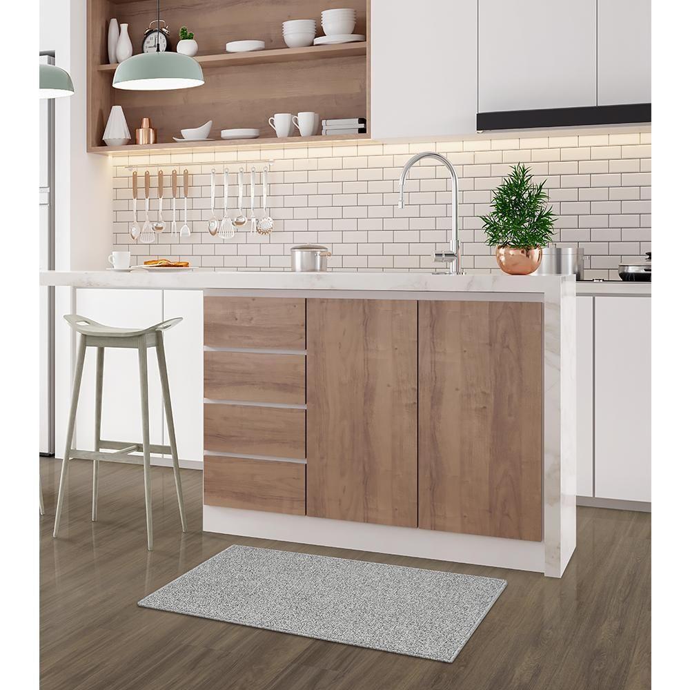 Tapete P/ Quarto Paradise Ceu Prateado 0,50x1,00 São Carlos - 3