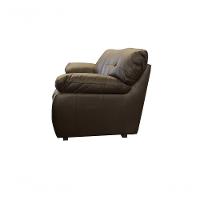 Conjunto Sofá De Couro Marselha 3 E 2 Lugares Marrom Pigmentado - Mempra - 8