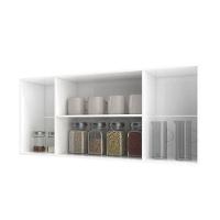 Armário Aéreo Mara 118 Cm 4 Portas Cor:branco - 3