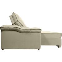 Sofá Retrátil Reclinável Houston 2,4m csr Studio Veludo Perola - 8