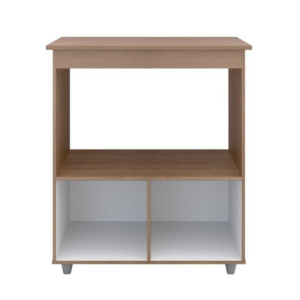 Balcão Multiuso Para Cozinha Angela 2 Portas Cor:savana Off White - 2
