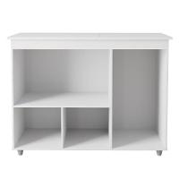Balcão Multiuso Para Cozinha Liza 3 Portas Cor:branco - 3