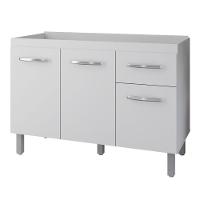 Balcão Para Pia Anita 120 Cm Moblis Cor:branco - 1