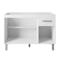 Balcão Para Pia Anita 120 Cm Moblis Cor:branco - 3