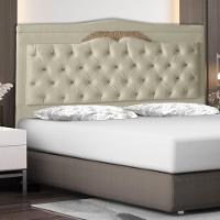 Cabeceira De Cama Box Helena Queen 160 Cm Capitonê Retro Botão Encapados Suede Porcelana Eli Móveis - 2
