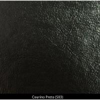 Kit Com 2 Cadeiras Aurora Madeira Maciça Estofadas Para Mesa De Jantar Courino Preto 503 - 8