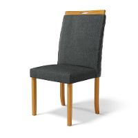 Kit Com 6 Cadeiras Agnes Madeira Maciça Estofadas Para Mesa De Jantar Linho Chumbo 406 - 7