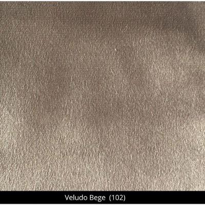 Kit Com 6 Cadeiras Sara Madeira Maciça Estofadas Para Mesa De Jantar Veludo Bege 102