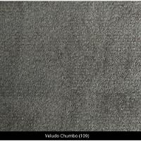 Kit Com 6 Cadeiras Maiara Madeira Maciça Estofadas Para Mesa De Jantar Veludo Chumbo 109 - 5