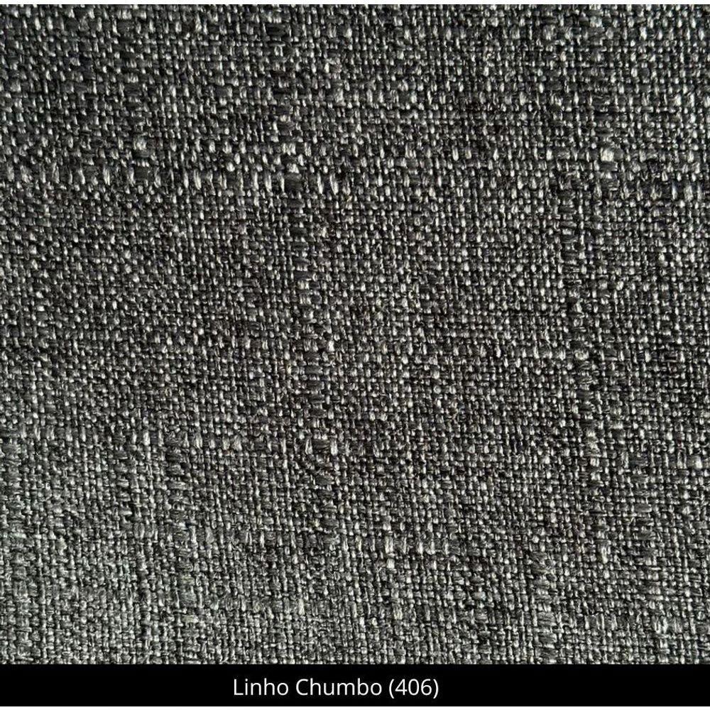 Kit Com 6 Cadeiras Maiara Madeira Maciça Estofadas Para Mesa De Jantar Linho Chumbo 406 - 2