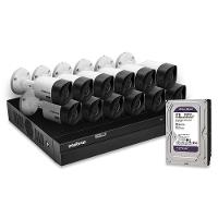 Kit 12 Câmeras De Segurança Intelbras Full Hd 1080p Com Dvr Mhdx 1216 1080p Com Hd 1tb Purple - 2