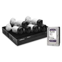 Kit 6 Câmeras De Segurança Intelbras Full Hd 1080p Com Dvr Mhdx 1208 1080p Com Hd 1tb Purple - 3