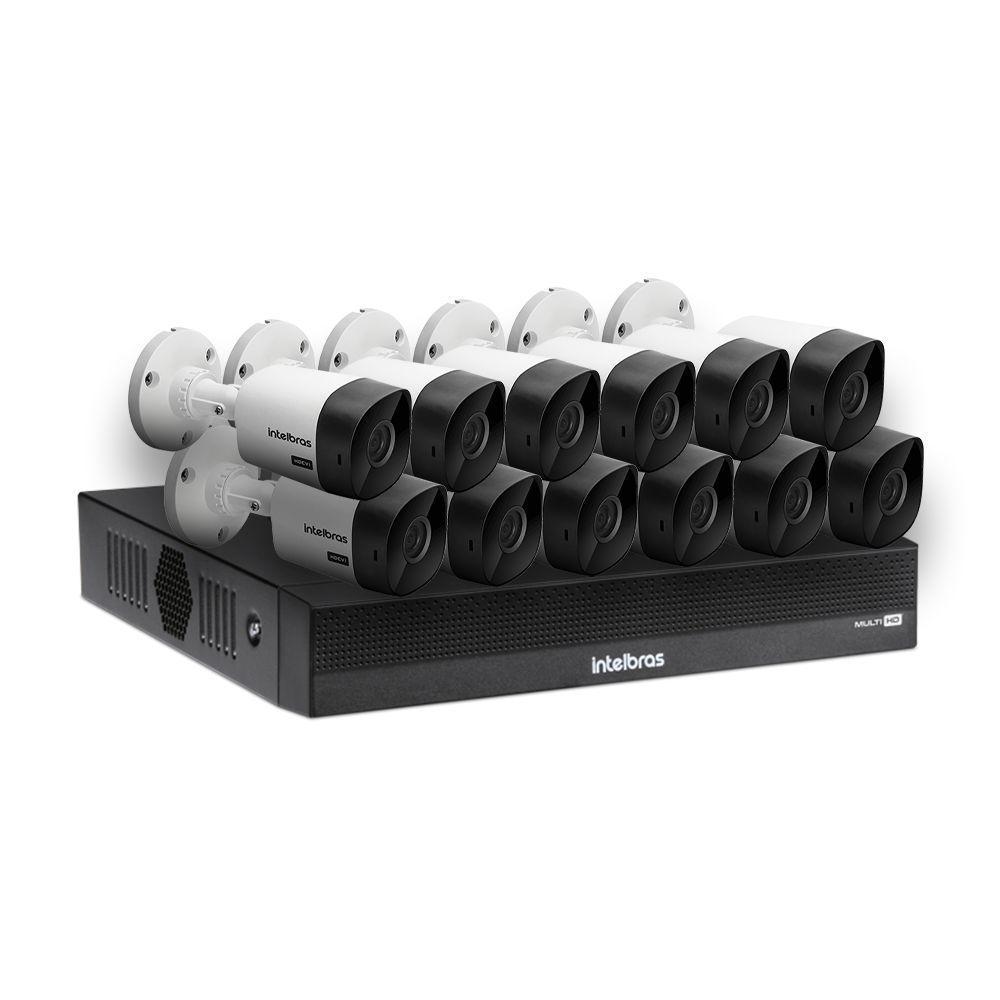 Kit 12 Câmeras De Segurança Intelbras Hd 720p Com Dvr Mhdx 1016-c Full Hd L Completo 100% Intelbras - 3