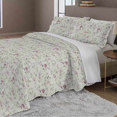 Kit Cobre Leito Casal Evolution Patchwork + 2 Porta-travesseiros Julie 8