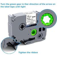 Kit 4 Fitas Tze Tz 231 Compatível P/ Rotulador Brother Pastel - 4