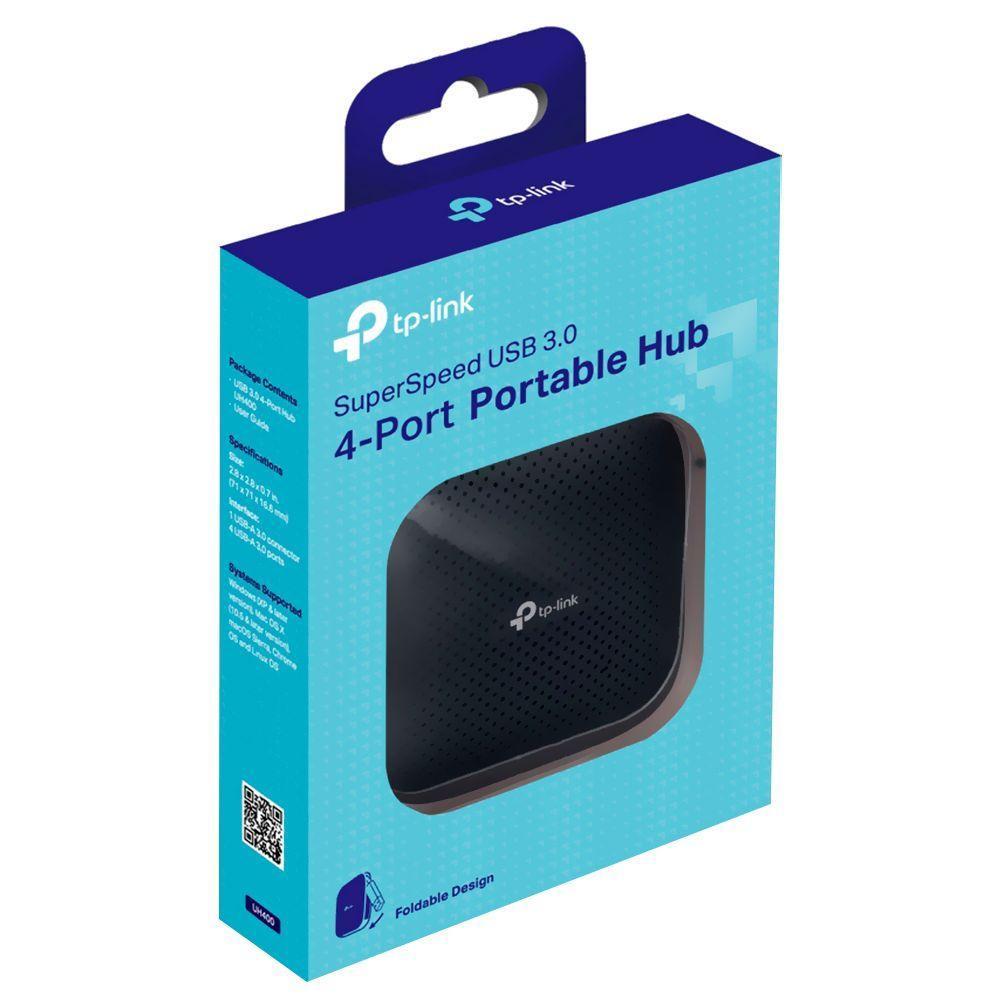 Hub Usb 4 Portas Tp-link Uh400 Usb 3.0 - 2