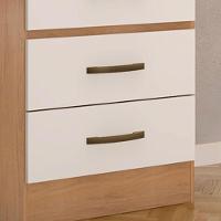 Cômoda Para Quarto 4 Gavetas Lisa Mdp Nature-off White - 7