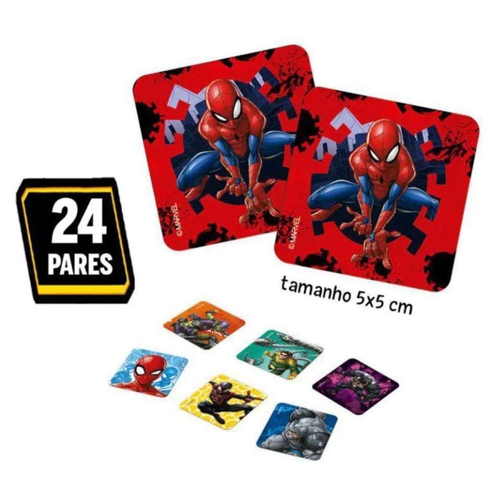 Jogo Da Memória Homem Aranha - 24 Pares - Toyster - 2