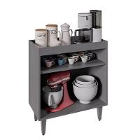 Aparador Buffet Cantinho Do Café 70,5cm Marie Grafite M12 - D'rossi - 3