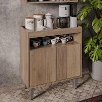 Aparador Buffet Cantinho Do Café 70,5cm Marie M12 - D'rossi Cor Freijó - 4