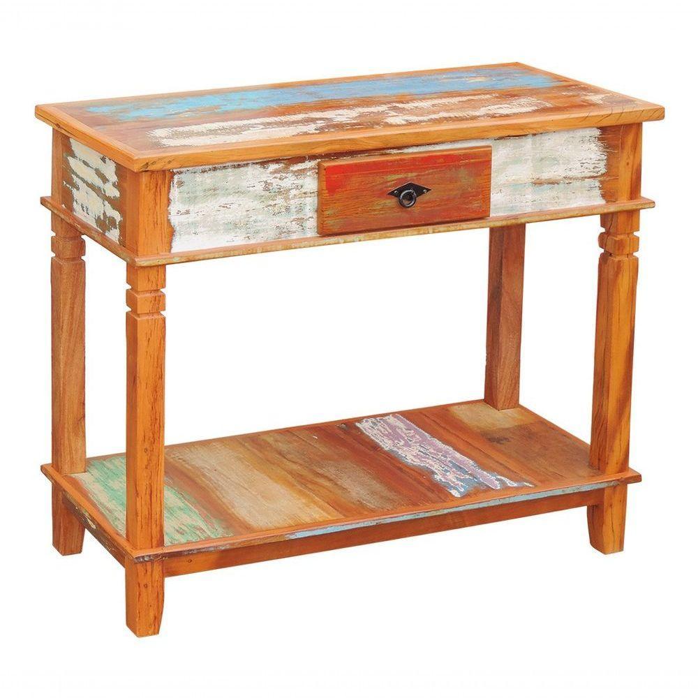 Aparador Tradicional Madeira Maciça 1 M 1 Gaveta - Pátina - 1