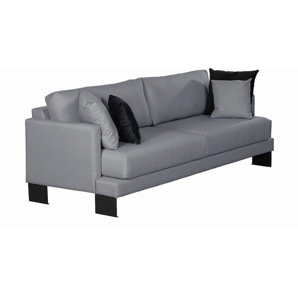 Sofá Living 3 Lugares Linho Corriente 2M Espuma Cinza - 8