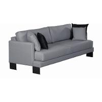 Sofá Living 3 Lugares Linho Corriente 2M Espuma Cinza - 8