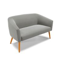 Kit 01 Namoradeira 02 Lugares E 02 Poltronas Suede Grafite - 7