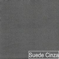 Kit Divã Luna 140cm Lado Esquerdo E 01 Poltrona Base De Ferro Dourado Suede Cor Cinza - 5