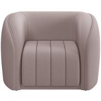 Kit Sofá 4 Lugares Para Sala 292cm Com 02 Poltronas Lazio M03 Veludo Rosê - Lyam Decor - 7