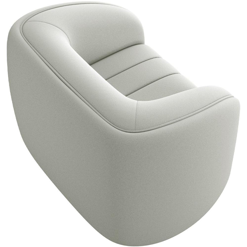 Kit Sofá 4 Lugares Para Sala 292cm Com 02 Poltronas Lazio M03 Veludo Creme - Lyam Decor - 10